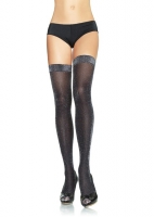 6280 Leg Avenue Stockings, lurex opaque thigh highs Stockings