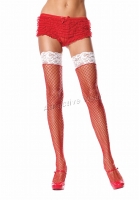 9202 Leg Avenue Stockings,  Industrial net thigh highs fishnet St