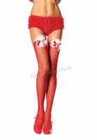 9205 Leg Avenue Stockings,  Jingle Bell fishnet thigh highs Chris