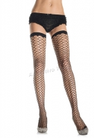 9226 Leg Avenue Stockings,  triangle net fishnet thigh high stock